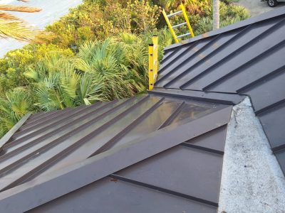 New Metal Roof Installation